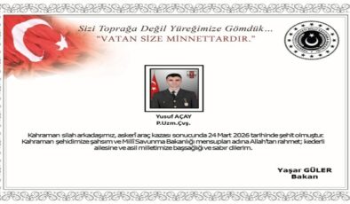 Şehit Piyade Uzman Çavuş Yusuf Açay’ın Acı Haberi