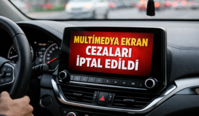 Sürücüler için yeni düzenleme: Multimedya cezası iptal!