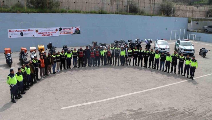 Aliağa’da Motosiklet Sürücülerine Güvenli Sürüş Eğitimi