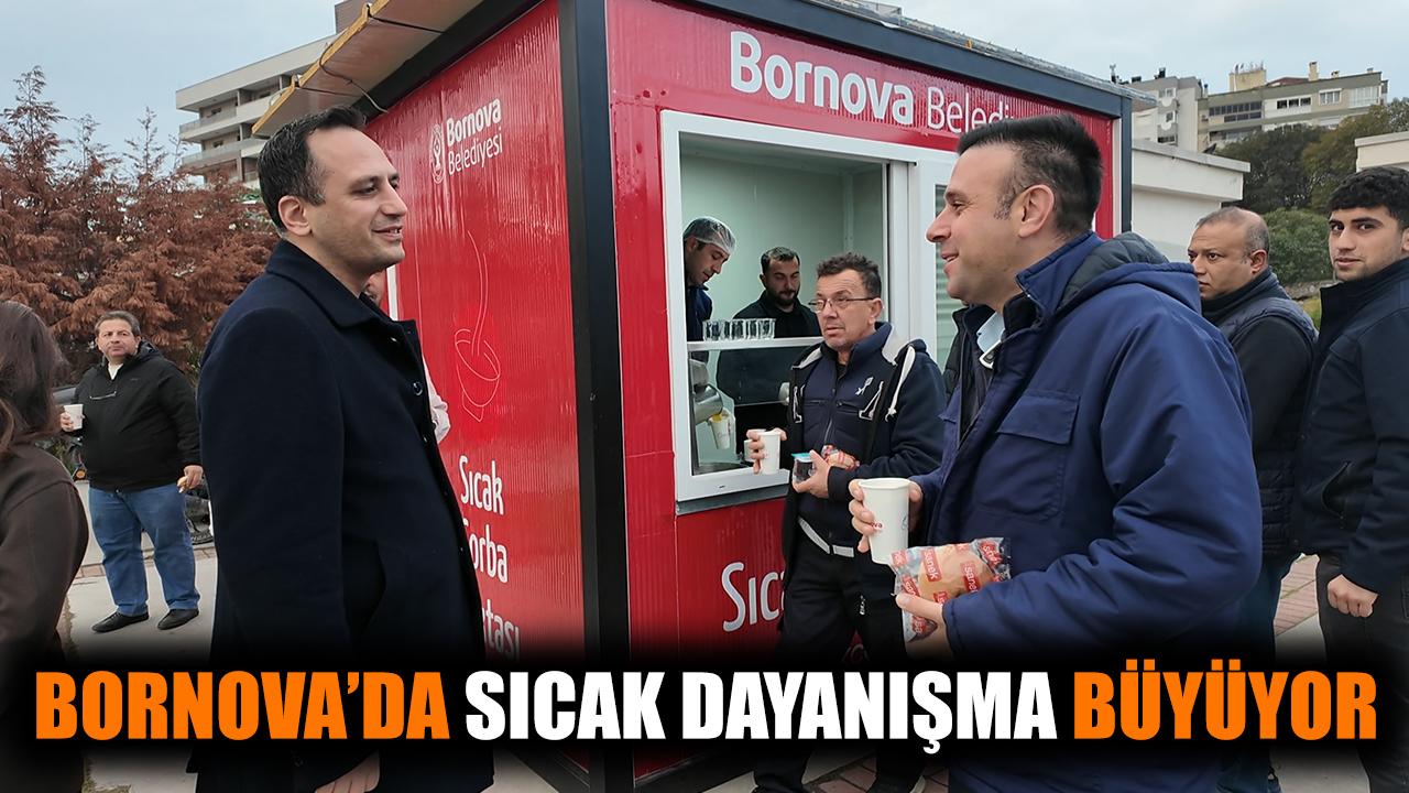 Bornova’da Sıcak Çorba ile Dayanışma Desteği