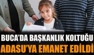Minik Başkan Adasu, Buca’da Görevde!
