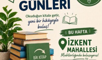 Kitap Değişim Günü İzkent’te Başlıyor!