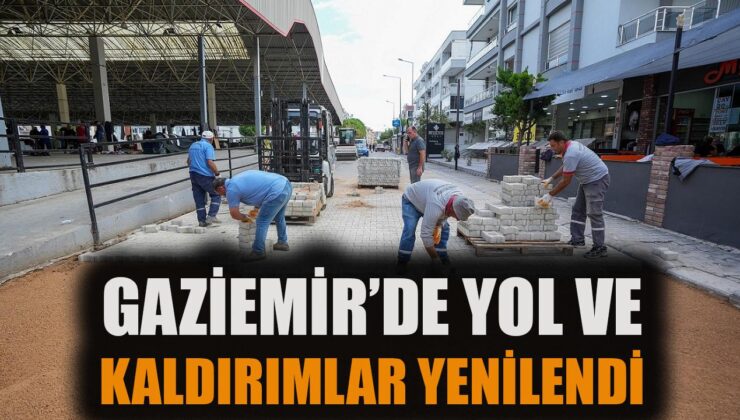 Gaziemir’de Yol Yenileme Çalışmaları Hız Kesmedi!