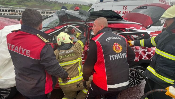 İstanbul-İzmir Otoyolu’nda SUV’lu kaza: 4 yaralı!
