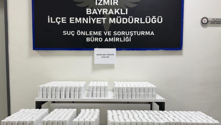 İzmir’de 102 Bin Uyuşturucu Hap Ele Geçirildi!