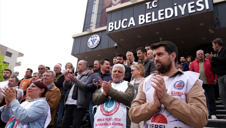 İzmir’de Memurlar, Alacaklar İçin İş Bıraktı!