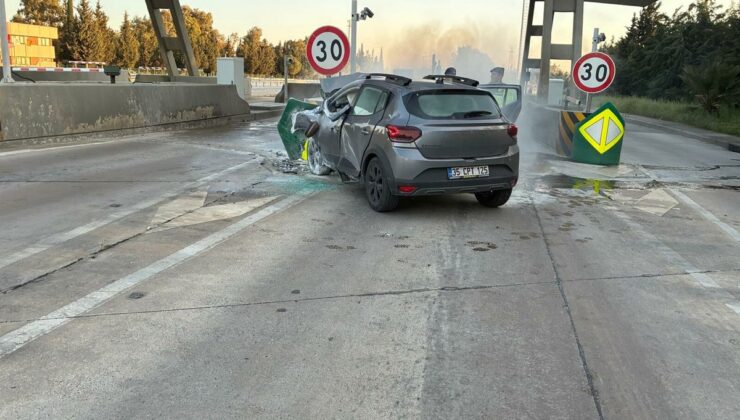 Beton bariyere çarpan sürücü hayatını kaybetti!