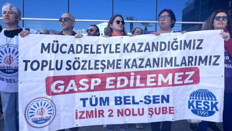 İzmir’de Memurlar TİS İçin Sokağa İndi!