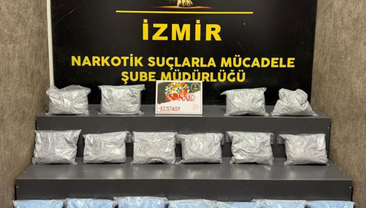 İzmir’de 101 Bin Uyuşturucu Hapla Operasyon!