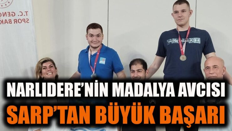 Şampiyon Yüzücü Sarp Börekçi’den Narlıdere’ye 8 Madalya!