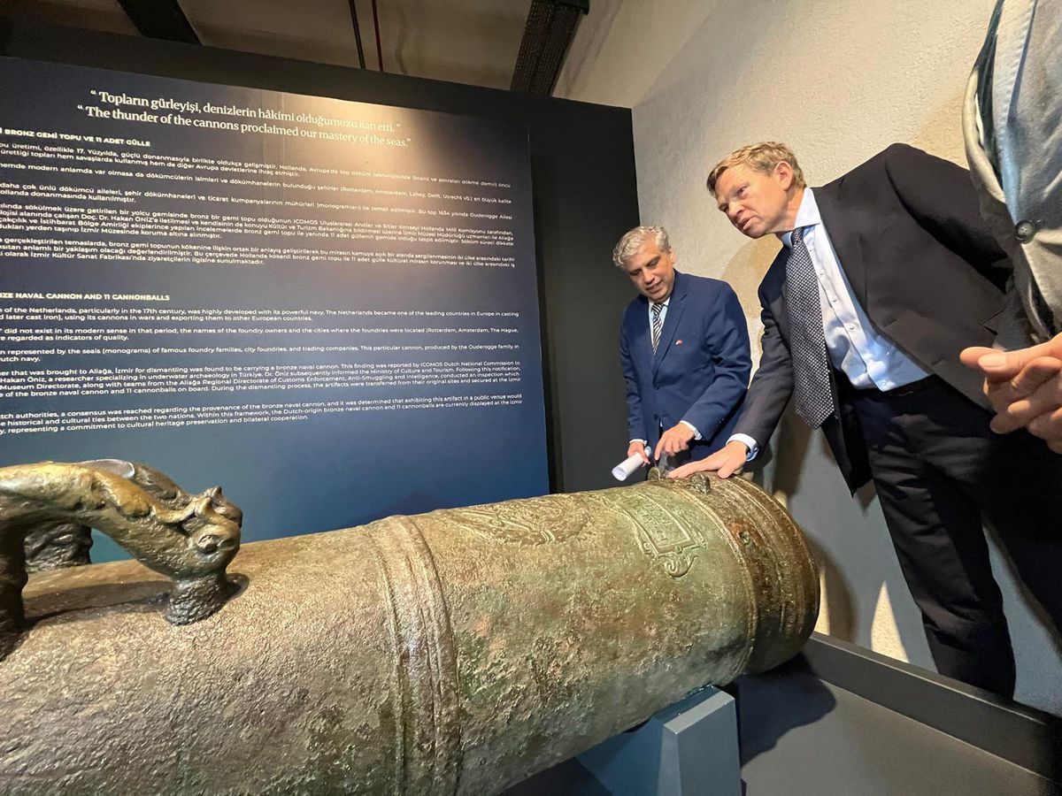 Aliağa’da 17. Yüzyıl Gemi Topu Koruma Altında