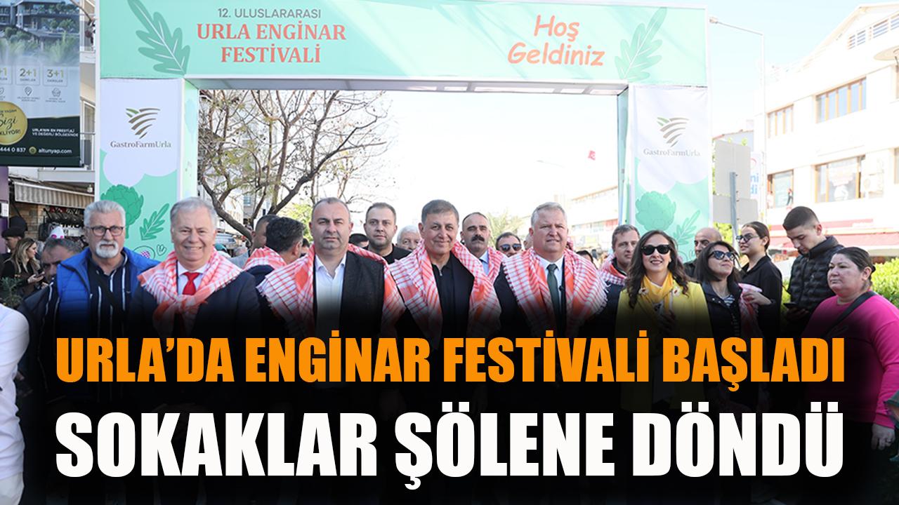 Urla Enginar Festivali Renkli Görüntülerle Başladı!